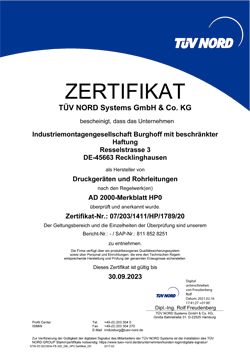 Qualitätsmanagementsystem schweißtechnischer Hersteller